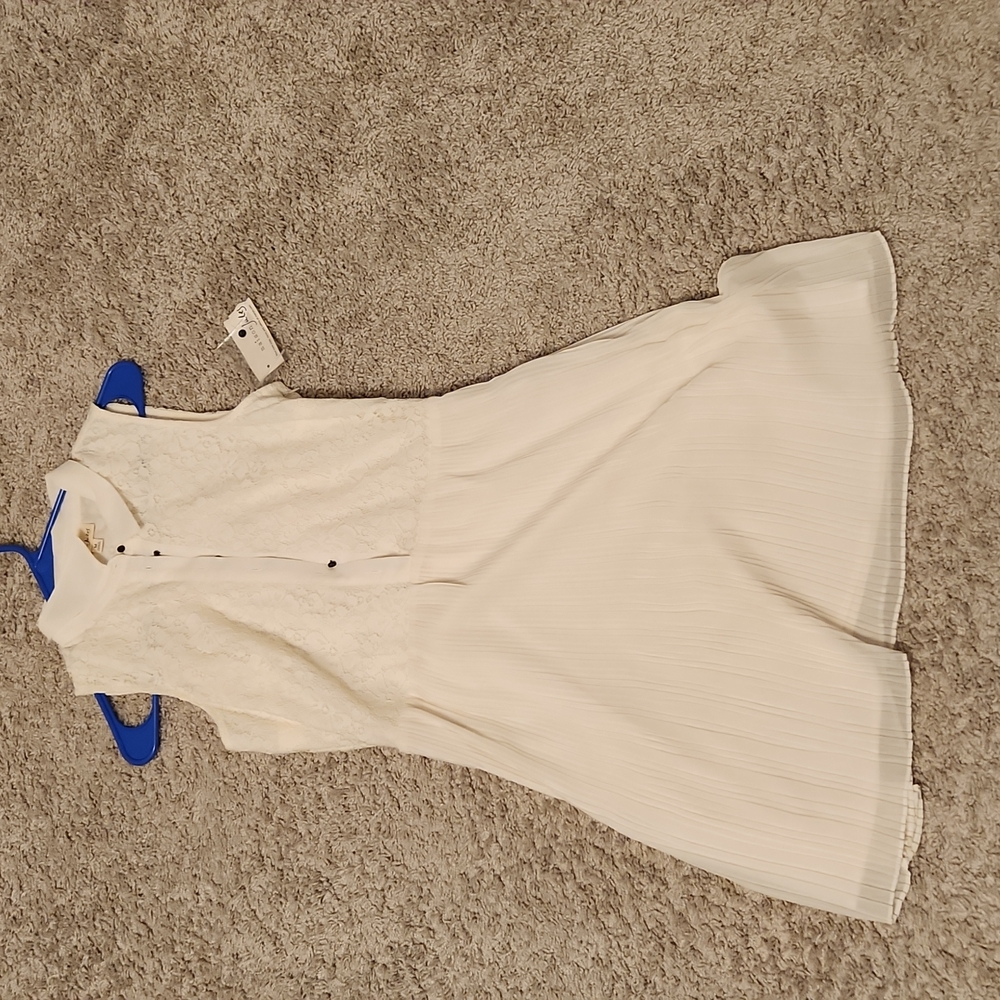 cream dress